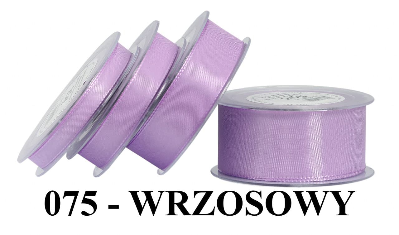Wstążka z tafty, 10mm/22mb, wrzosowa
