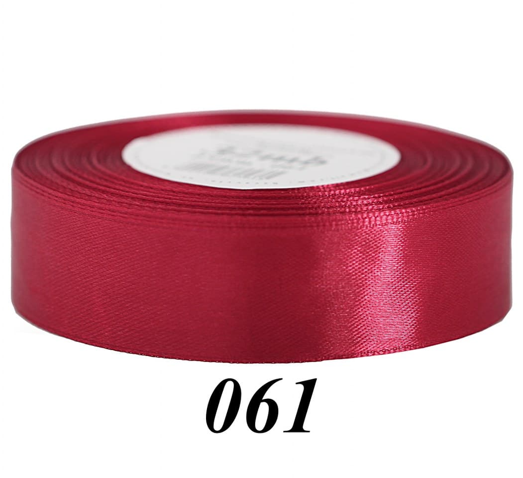 Wstążka satynowa 25mm/32mb, jasnobordowa