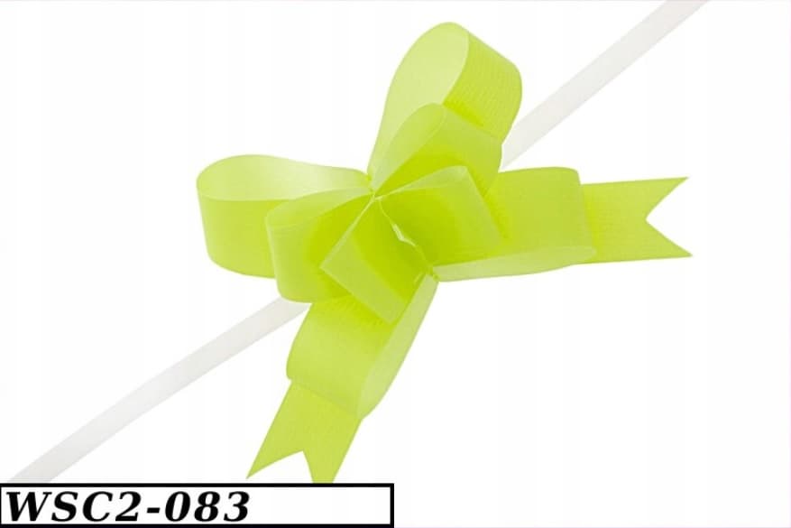 Wstążka ściągana szer.2cm/25szt, seledynowa