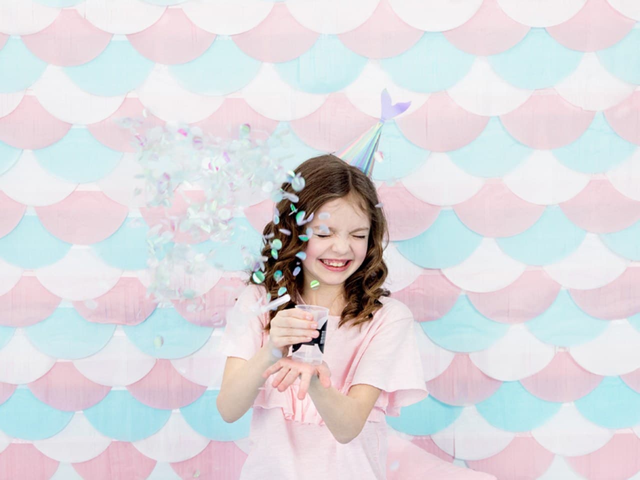 Push pop konfetti, opalizująca, 1 sztuka