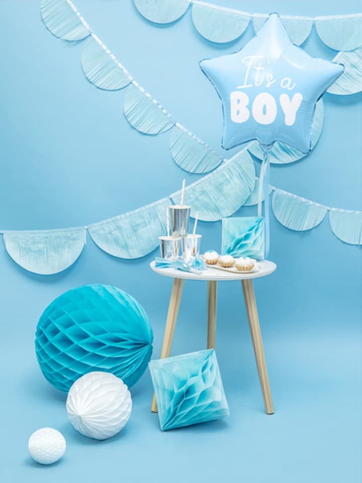 Balon foliowy Gwiazdka - It's a boy, 48cm, jasny n