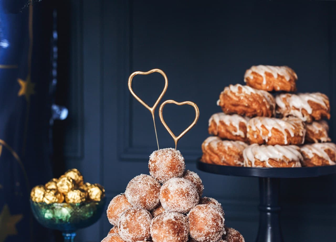 Zimne ognie Serce, złoty, 16.5cm