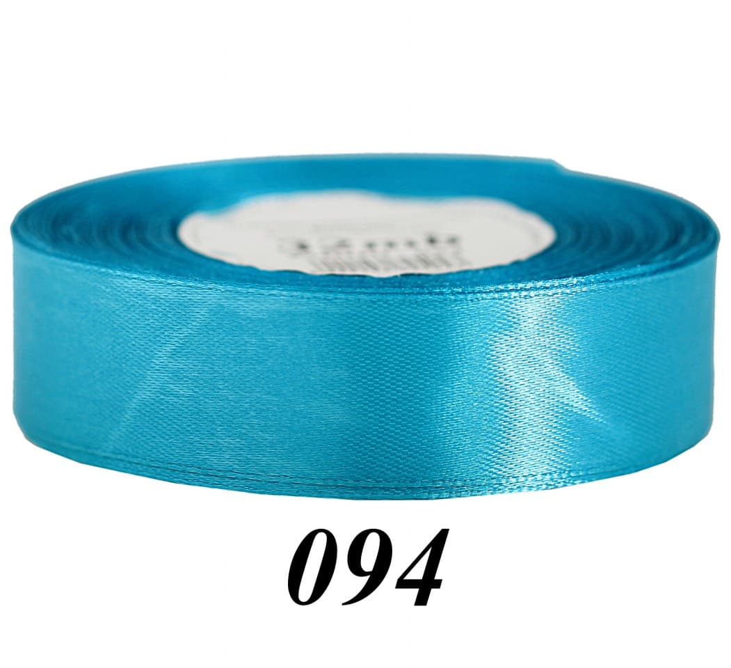 Wstążka satynowa 25mm/32mb, turkusowa