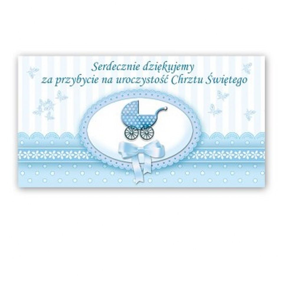 Podziękowanie dla gości 20 szt.10SZT