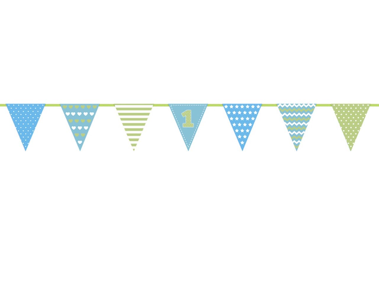 Girlanda papierowa Roczek, 1,35 m