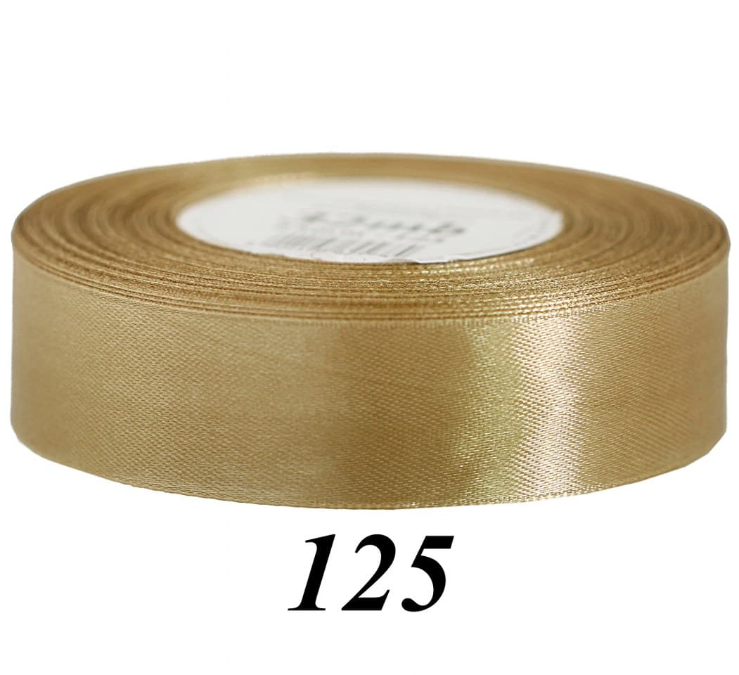 Wstążka satynowa 25mm/32mb, cappuccino