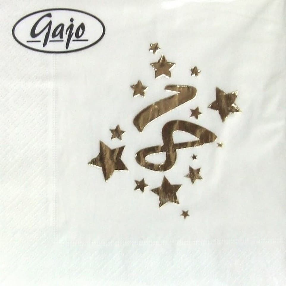 Serwetki na 18 urodziny, 20szt., białe