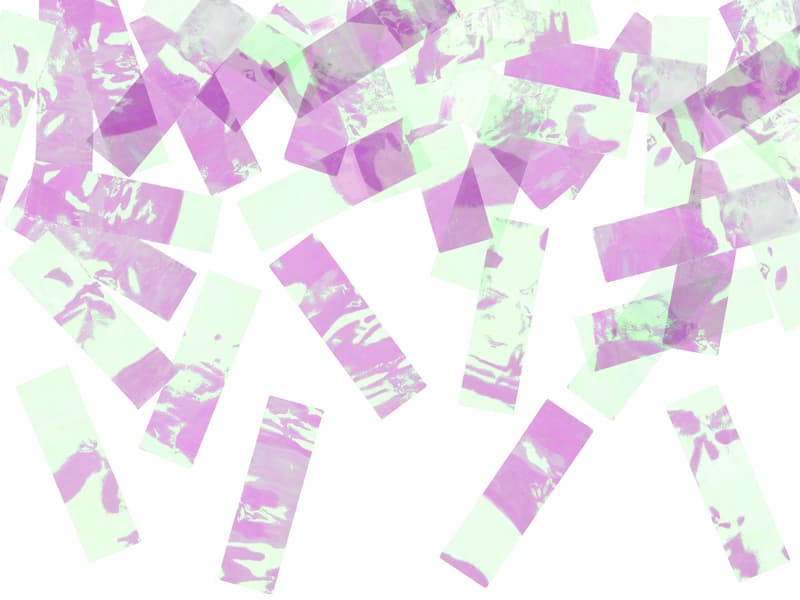 Tuba z konfetti, opalizujaca, 60cm