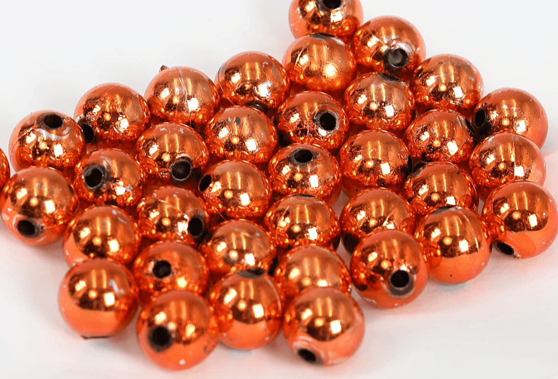 Perełki metalizowane, śr. 12mm/50g, jasnoczerwone