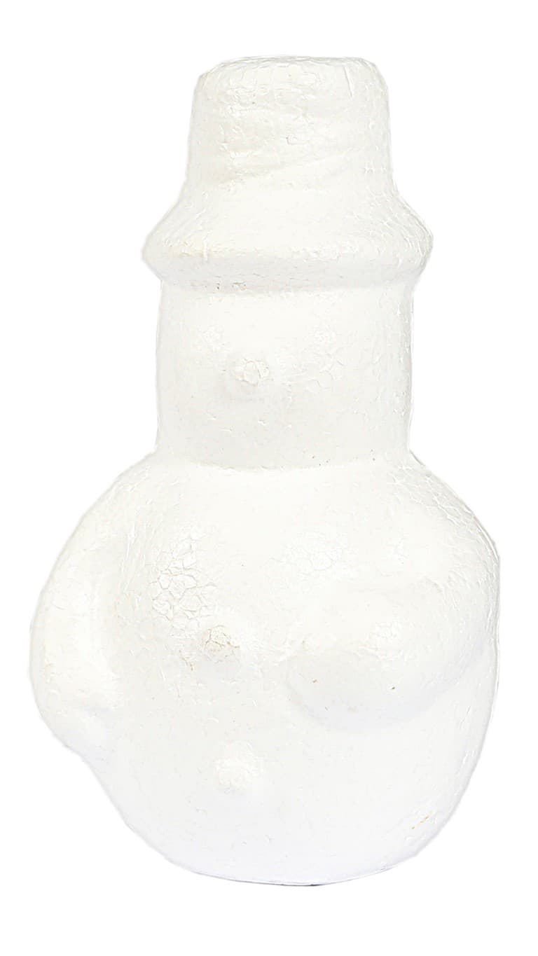 Bałwanek styropianowy, wym. 5x6x10cm, 1szt.