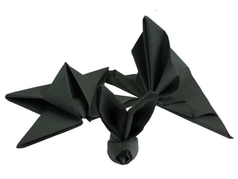 Serwetki flizelinowe 40x40/50szt, czarne