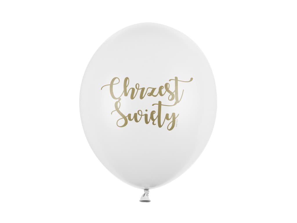 Balony 30 cm, Chrzest Święty, 6 sztuk