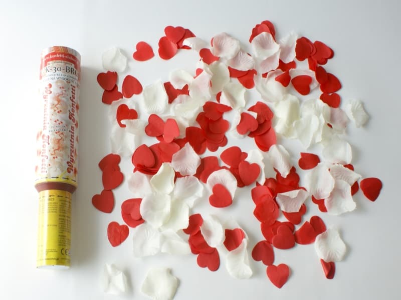 Wystrzałowe konfetti "granat", tuba 50cm