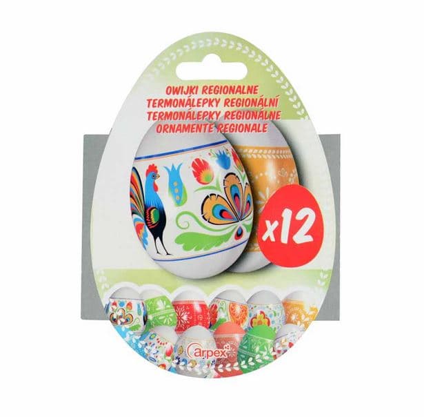 Zestaw owijek w tradycyjnych wzorach - 12 szt.