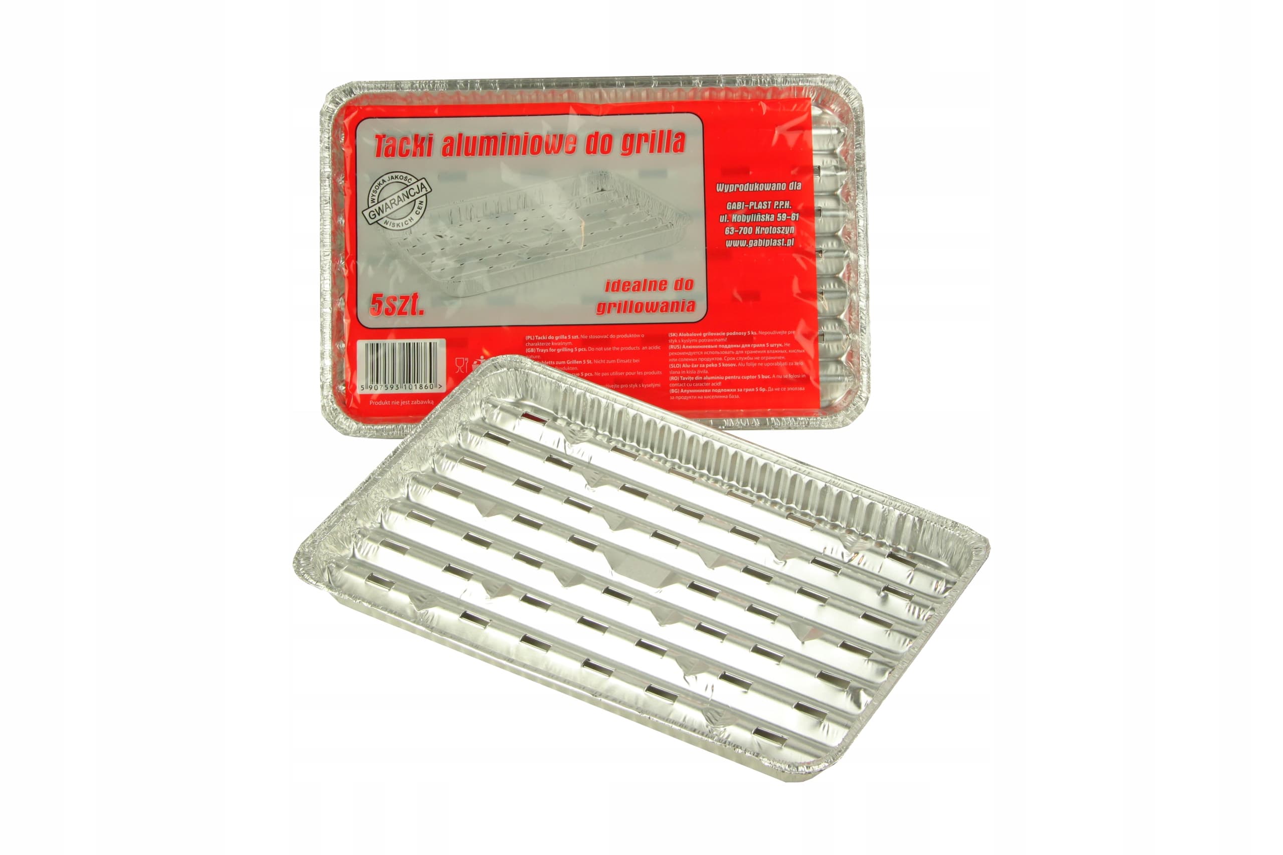 Tacki aluminiowe 5 szt.