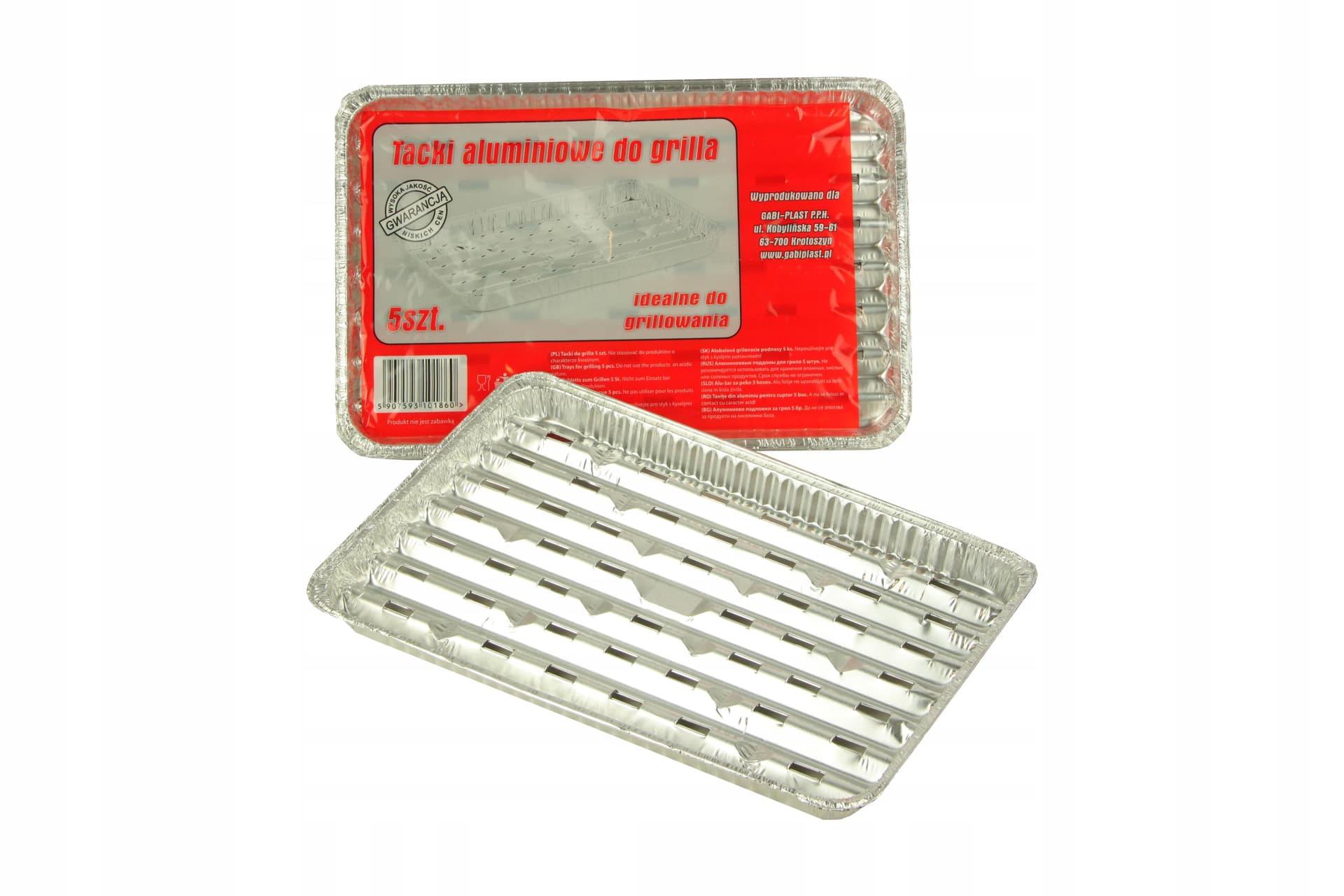 Tacki aluminiowe 5 szt.