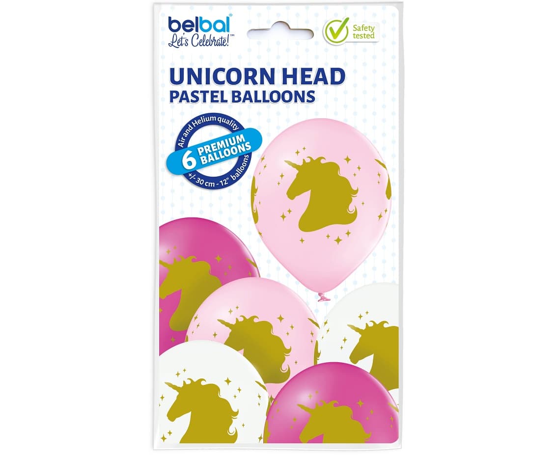Balony Jednorożec 6 szt.