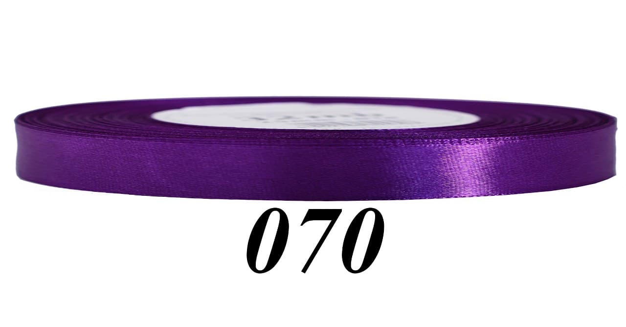 Wstążka satynowa 6mm/32mb, fioletowa