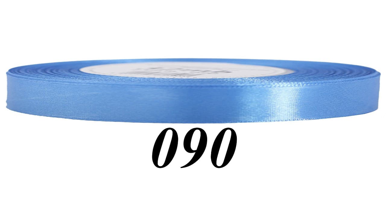 Wstążka satynowa 6mm/32mb, niebieska