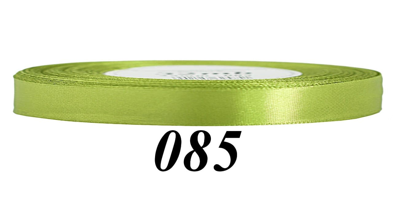 Wstążka satynowa 6mm/32mb, oliwka