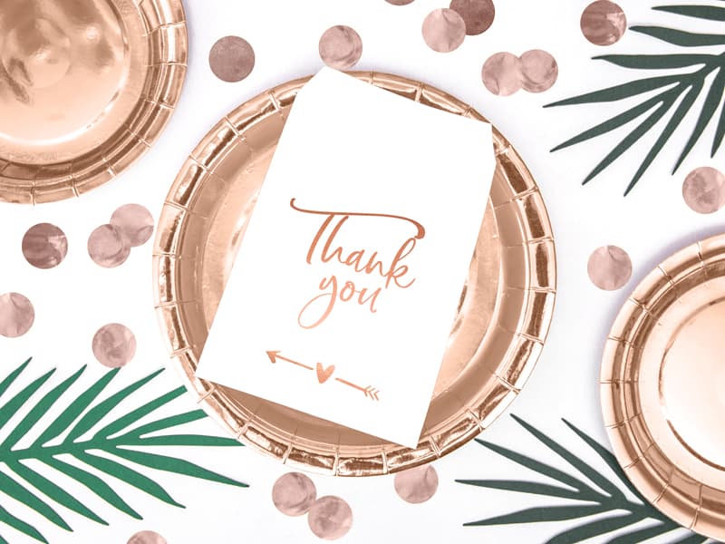 Konfetti duże koła, Rose Gold 15g/1op 