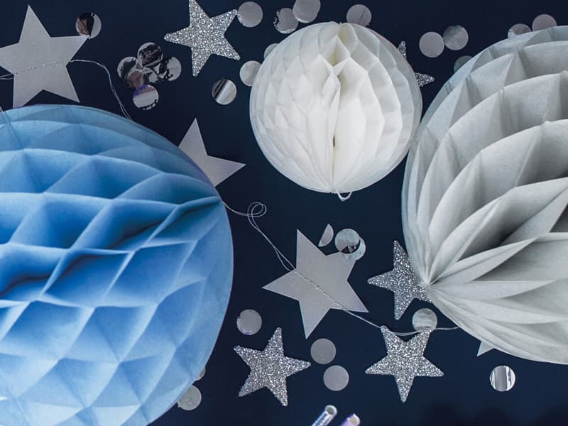 Konfetti Kółka, metaliczne srebne 15g/1op 