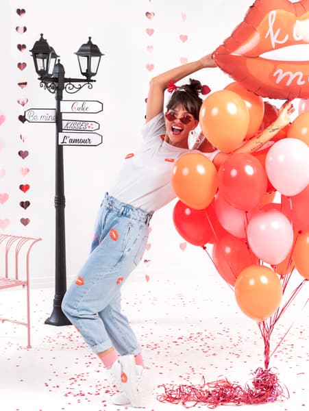 Konfetti Serca papierowe, czerwone 15g/1op