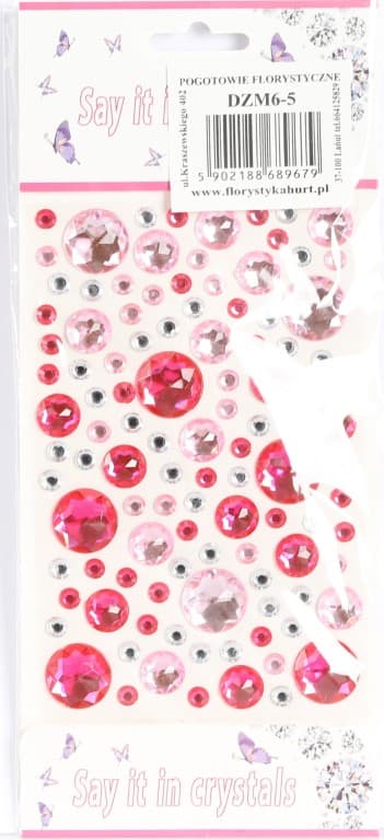 Dżety samoprzylepne Diamenty MIX -  kolor nr 5