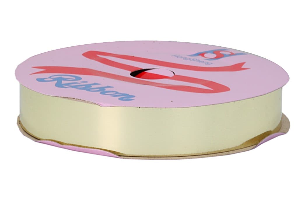 Wstążka plastikowa PP 2cm/45mb, złota metal