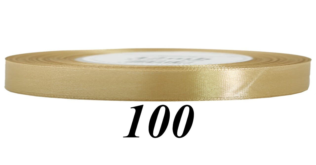 Wstążka satynowa 6mm/32mb, złota