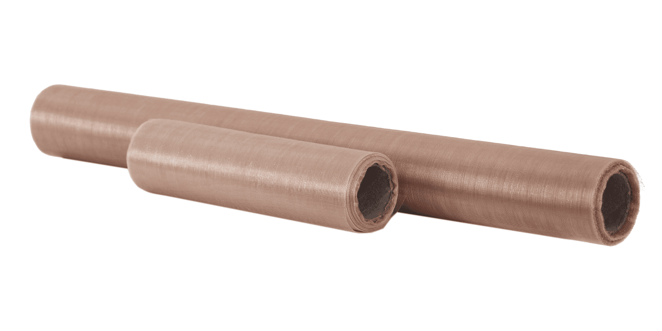 Organza nieobszywana miękka 16cm/8,1mb, kawa/mleko