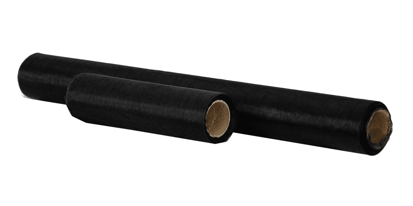 Organza nieobszywana miękka, 40cm/8,1mb, czarna