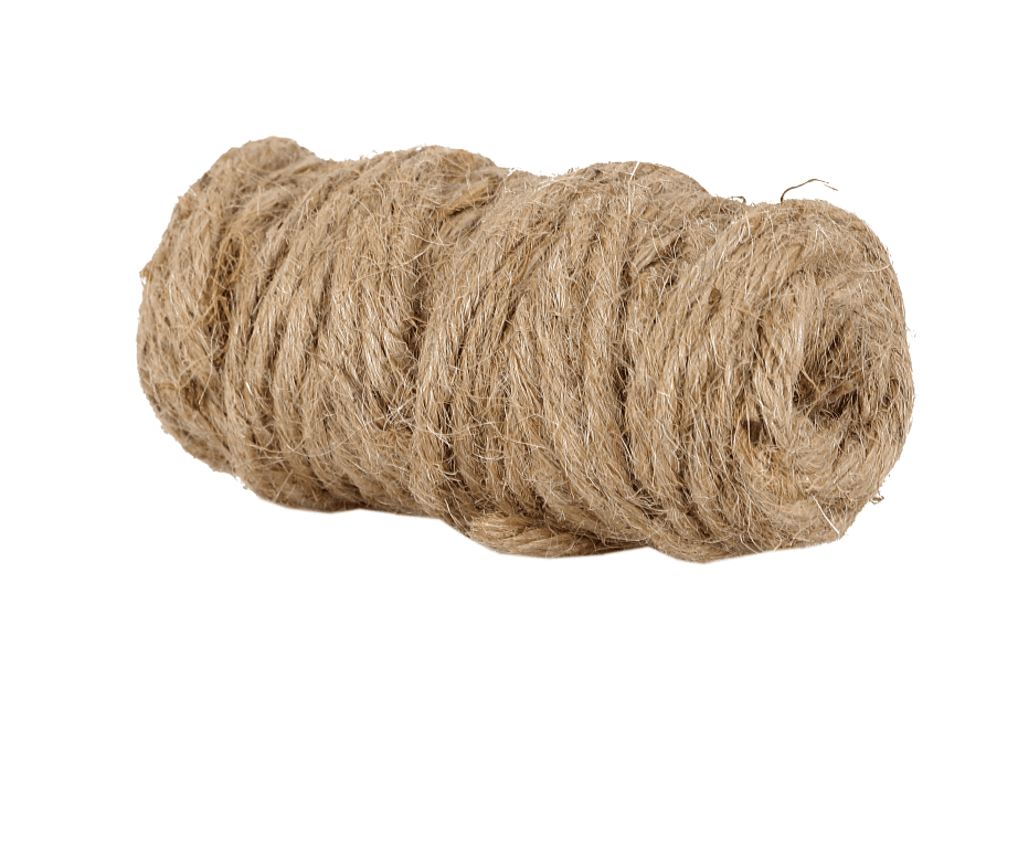 Sznurek jutowy, śr 8mm/18mb/100 gramów, naturalny