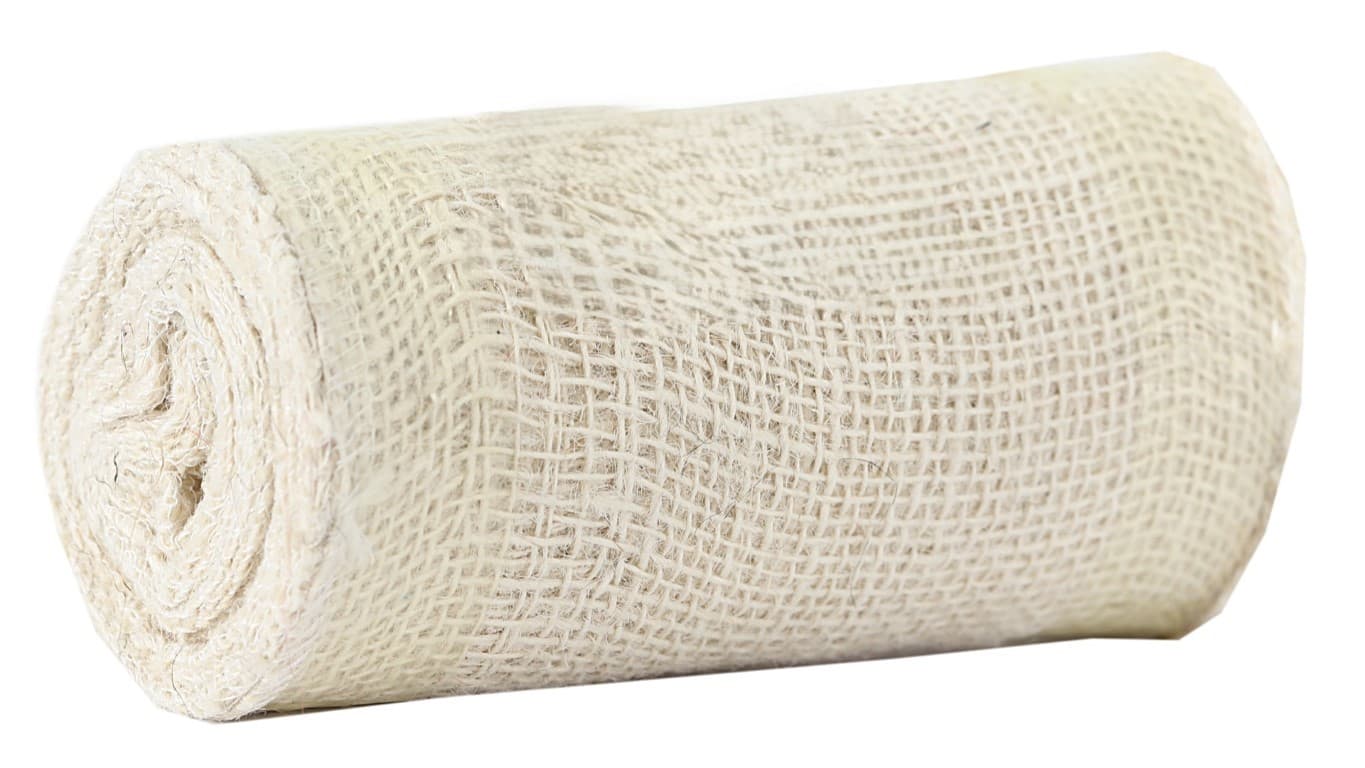 Juta obszywana, 9x8,20cm/5mb, 260g/m2, wybielana