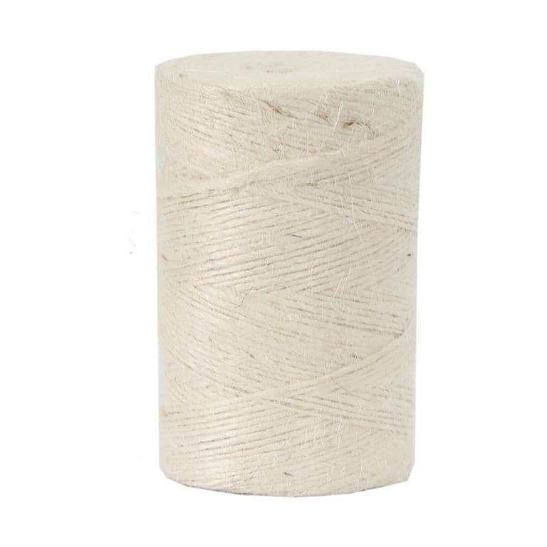 Sznurek jutowy, śr 1mm/207mb/250 gram, wybielany