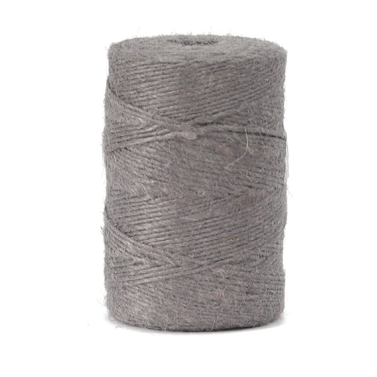 Sznurek jutowy, śr 1mm/207mb/250 gram, srebrny