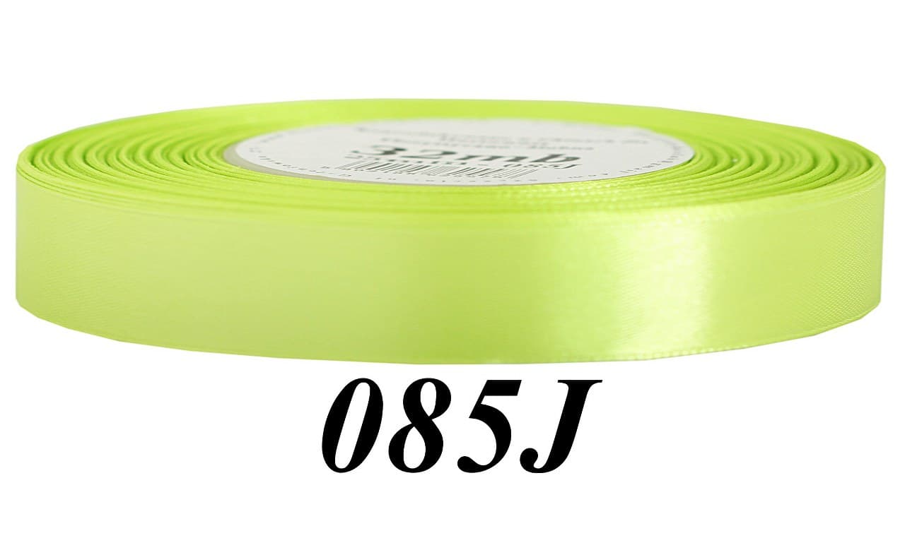 Wstążka satynowa 12mm/32mb, jasna oliwka