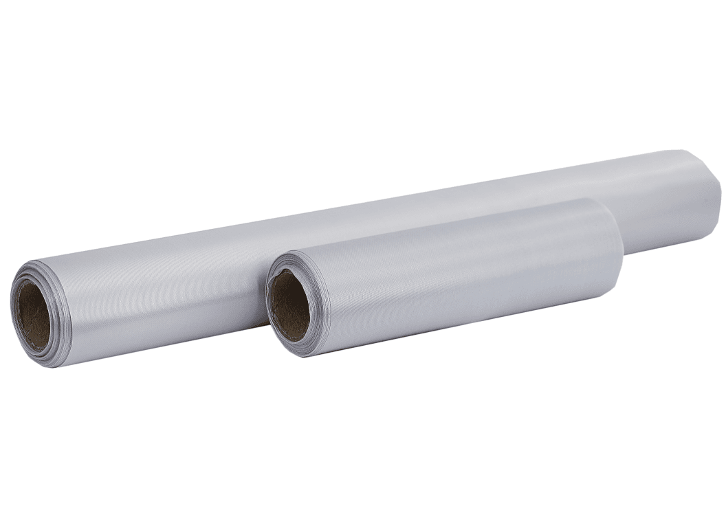 Satyna gładka w rolce, bieżnik, 36cm/9y, srebrna