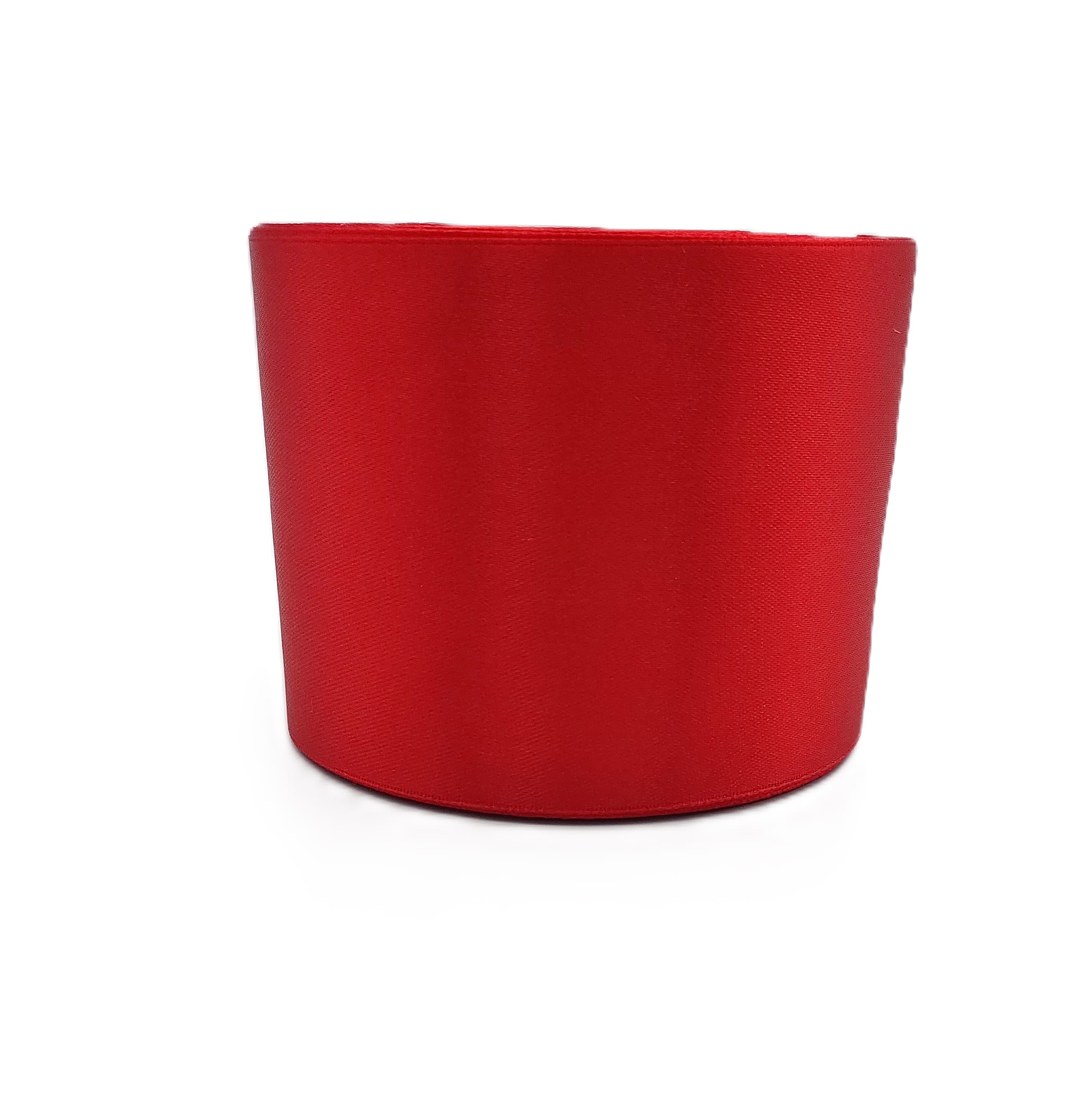 Wstążka satynowa szer. 75mm/32mb, czerwona