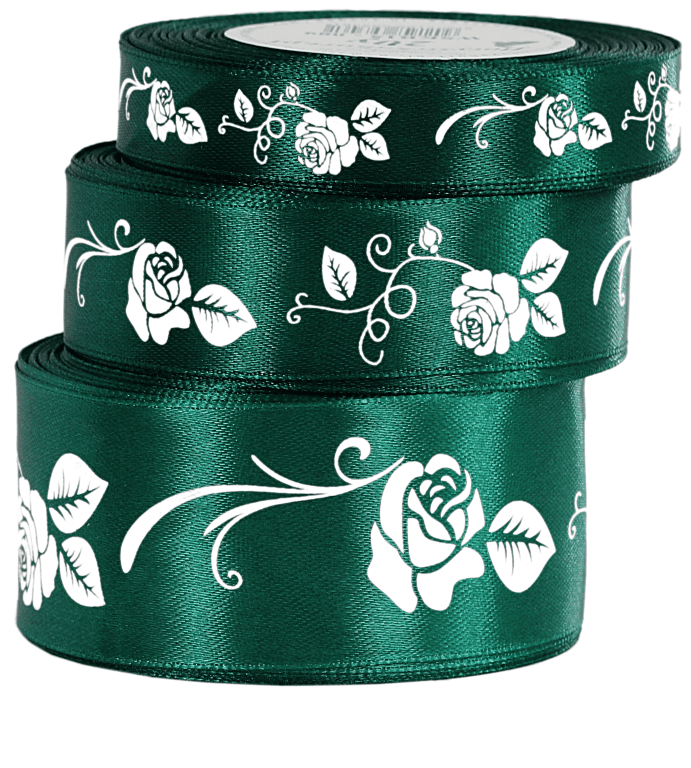 Wstążka satynowa RÓŻA, 15mm/18mb, butelka