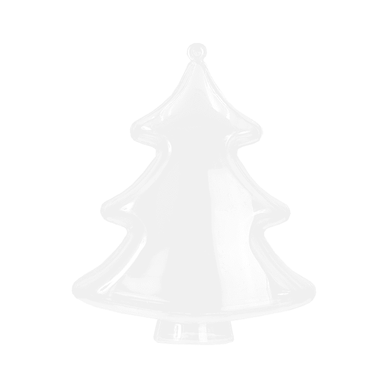 Choinka akrylowa płaska, 4x11cm/10sztuk