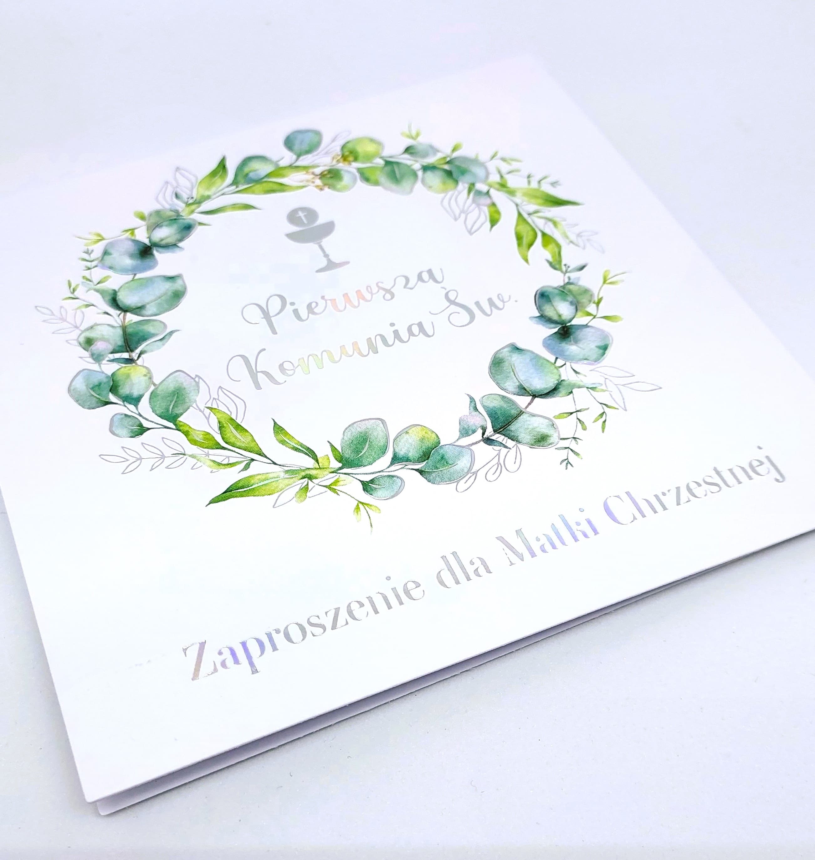 Zaproszenie dla Matki Chrzestnej, Komunia Św. 1szt