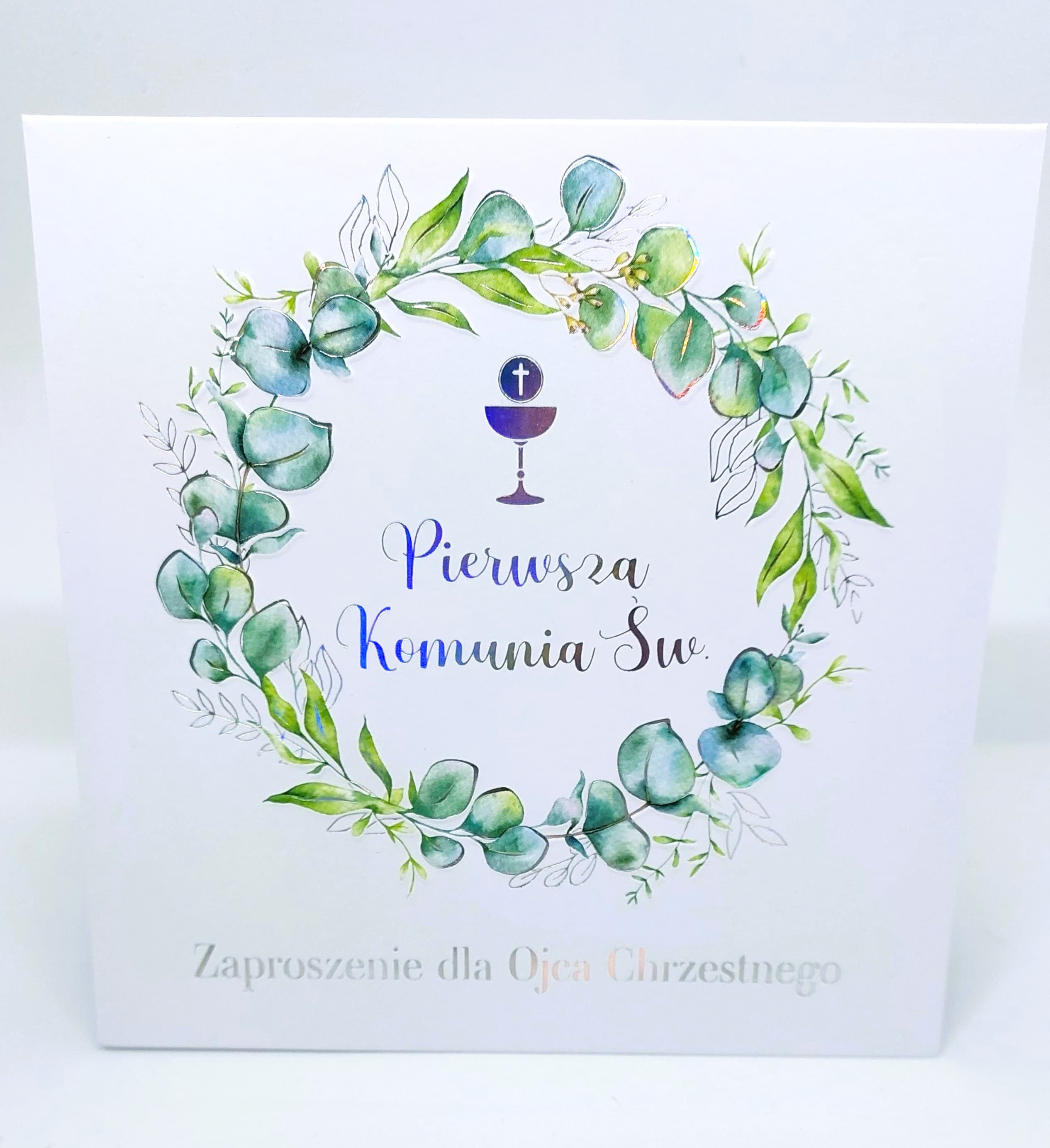 Zaproszenie dla Ojca Chrzestnego, Komunia Św. 1szt