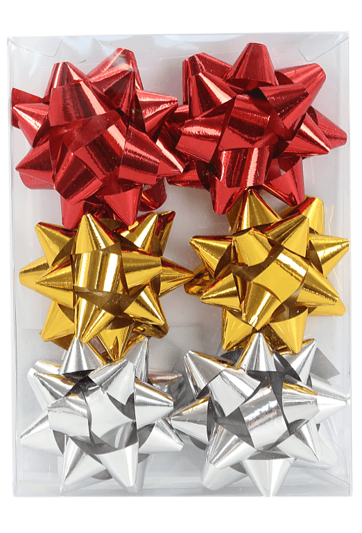 Rozety 5cm/6szt MIX KOLOR