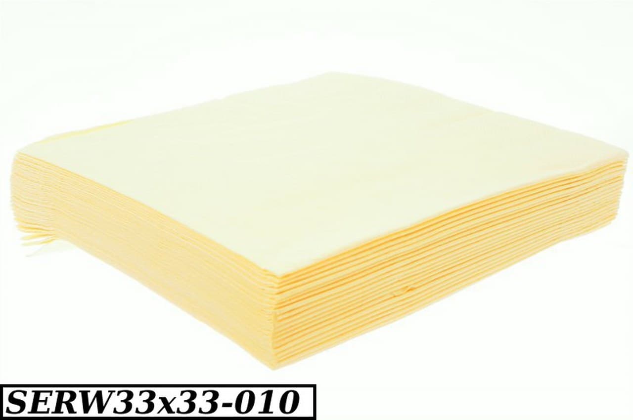 Serwetki Trójwarstwowe, 20szt, 33x33 kremowe