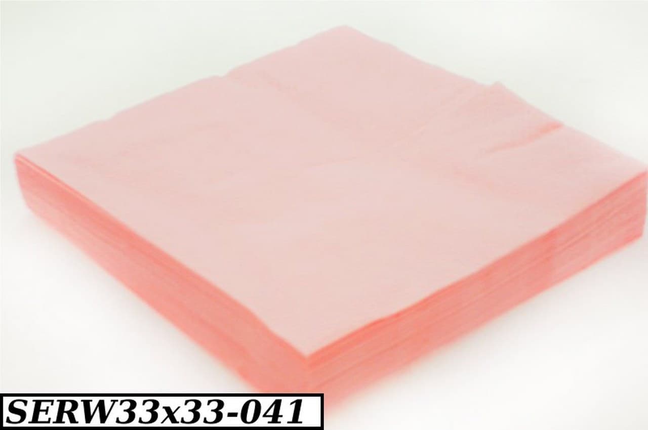 Serwetki Trójwarstwowe, 20szt, 33x33 jasnoróżowe