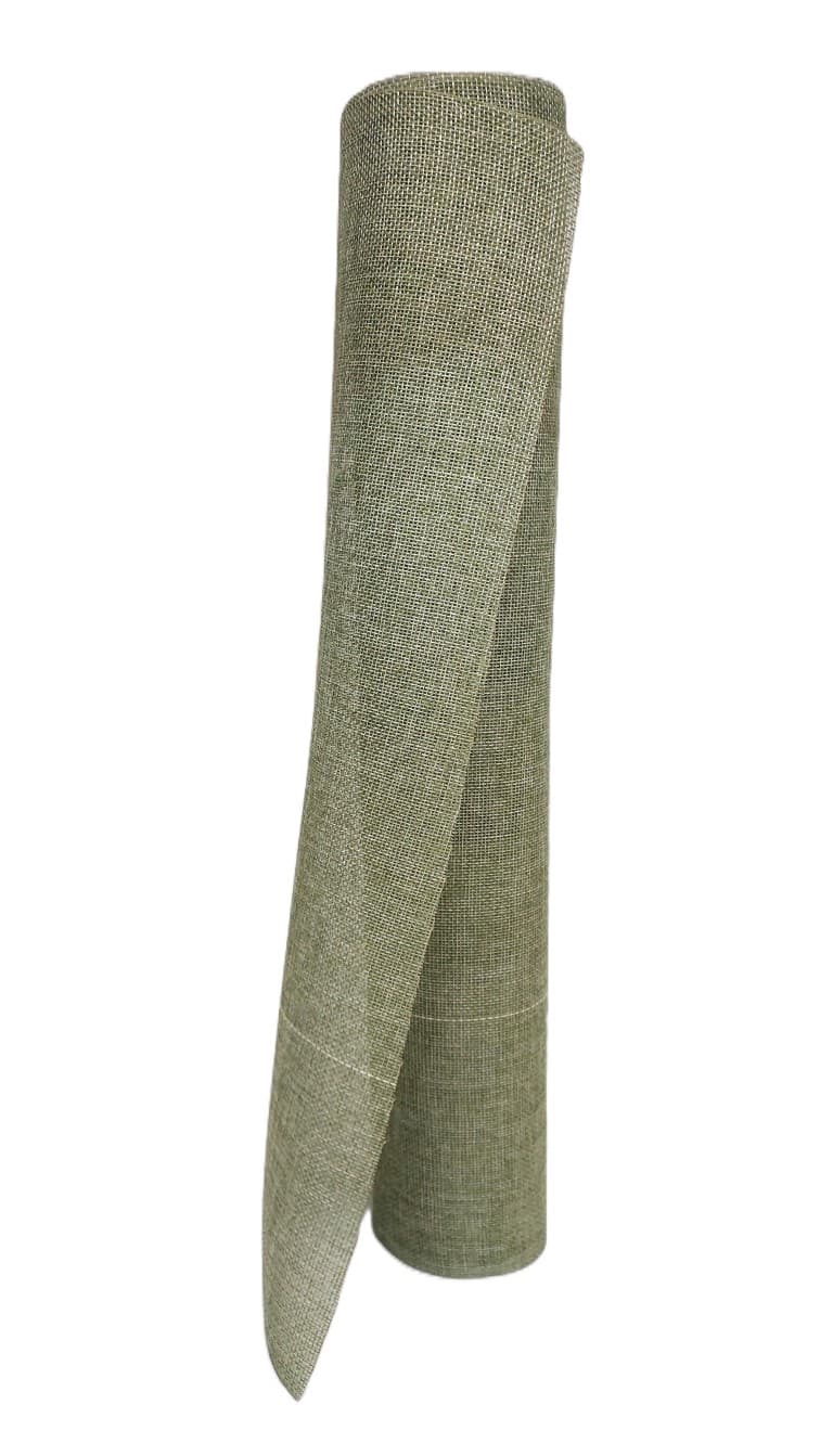 Juta  sztuczna, gęsta, 48cm/4,5mb, jasnozielona