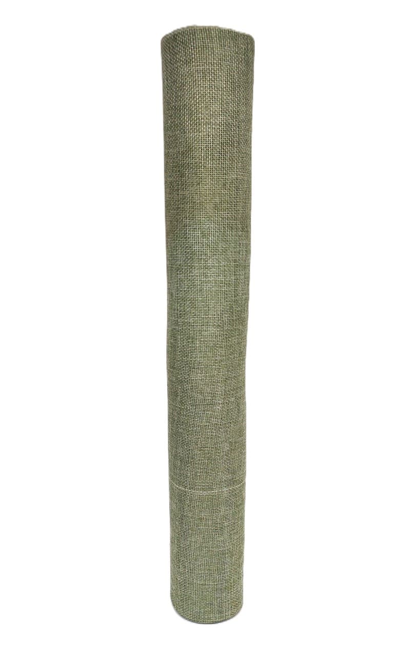 Juta  sztuczna, gęsta, 48cm/4,5mb, jasnozielona