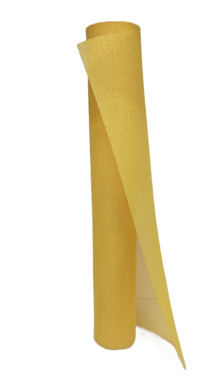 Juta  sztuczna, gęsta, 48cm/4,5mb, żółta