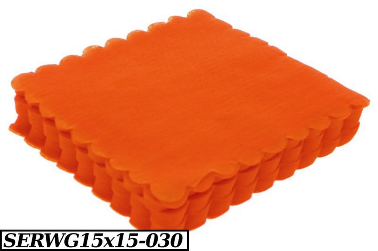 Serwetki Gastronomiczne 15x15cm pomarańczowe